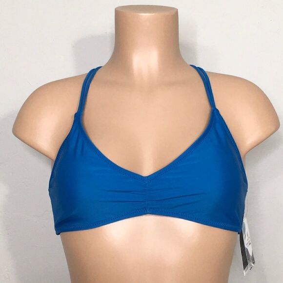 New. Volcom blue bikini top. Large - Picture 2 of 9